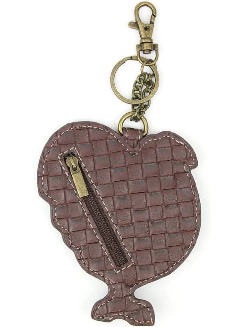 Chic Farmhouse Decorative Key Fob & Coin Purse Accessory - Rooster Design